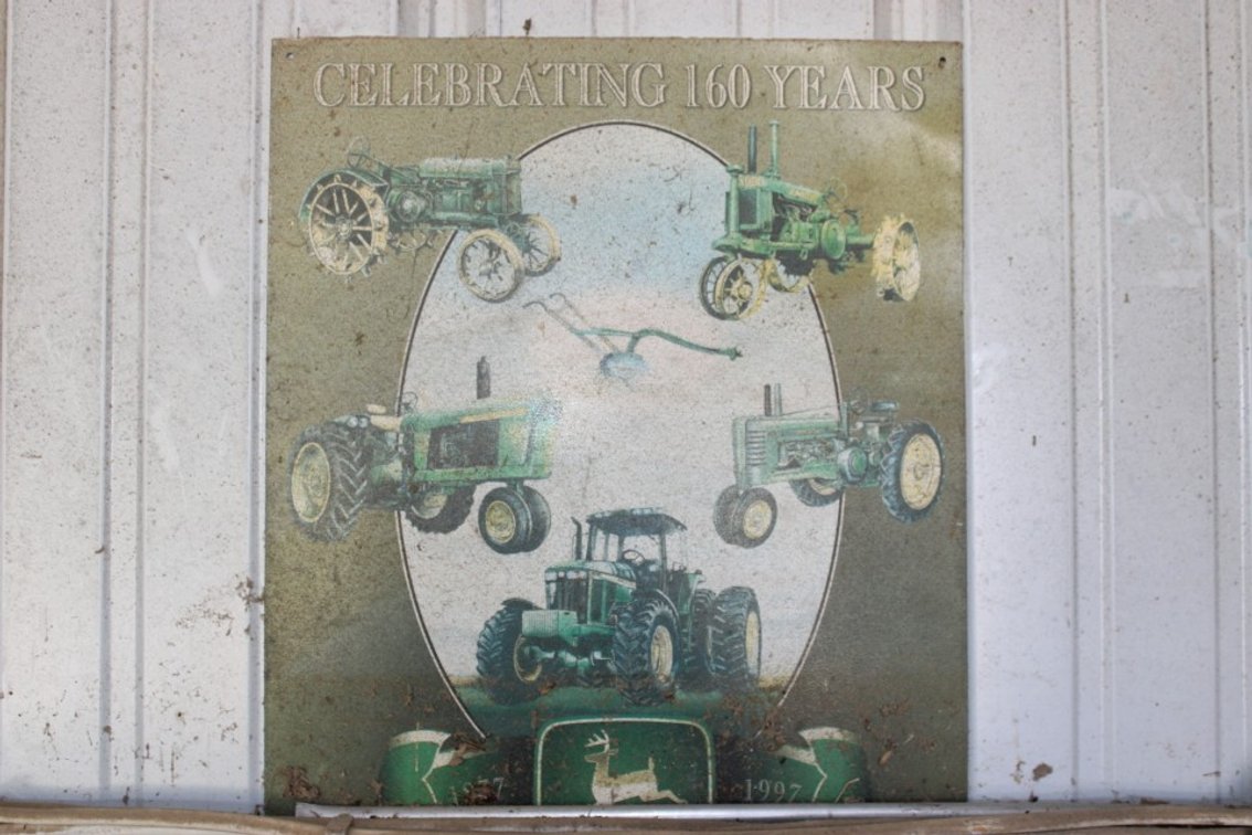 10 In John Deere Advertising Sign