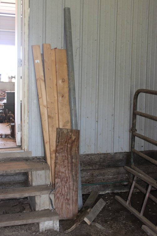 Various Lumber, Pallets, Etc