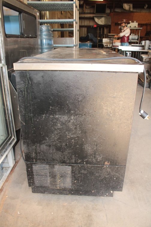 True Back Bar Cooler on Casters, 69 x 27 x 40
