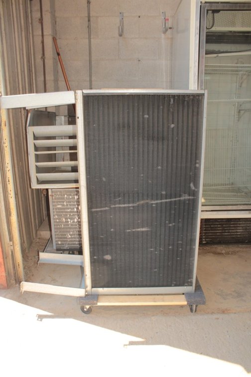 Refrigeration Unit and Double Fan Condenser Unit, Refrigeration Unit Measures 38 x 33 x 22, Double Fan Condenser Measures 46 x 14 x 41