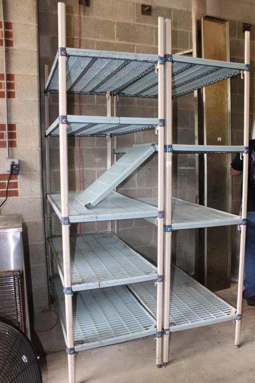 2 Storage Shelves, 48 x 24 x 86 Each