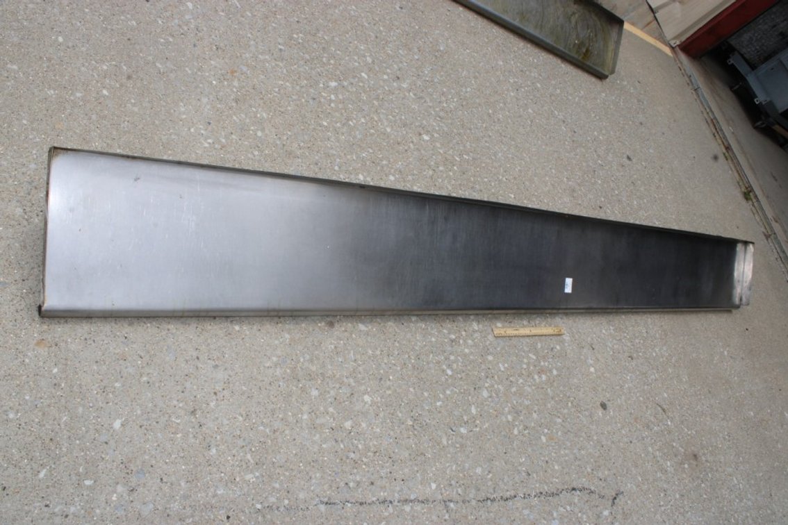 Stainless Steel Wall Shelf, 9 Foot by 1 Foot