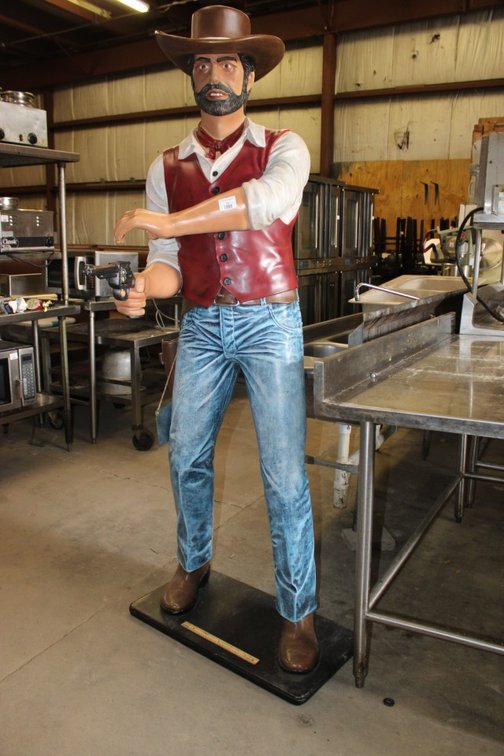 6 Foot Cowboy Statue