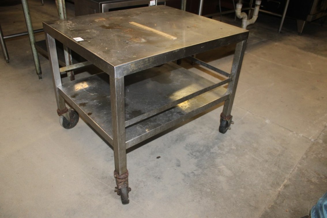 Stainless Steel Table on Casters