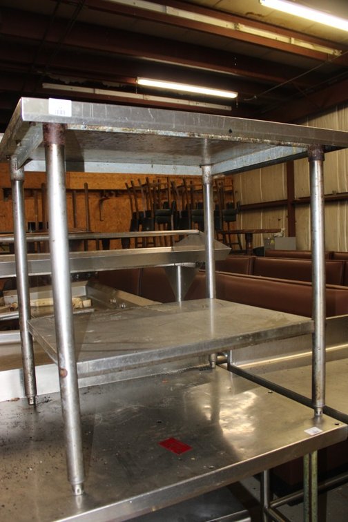 Stainless Steel Table, 36 x 30 x 37
