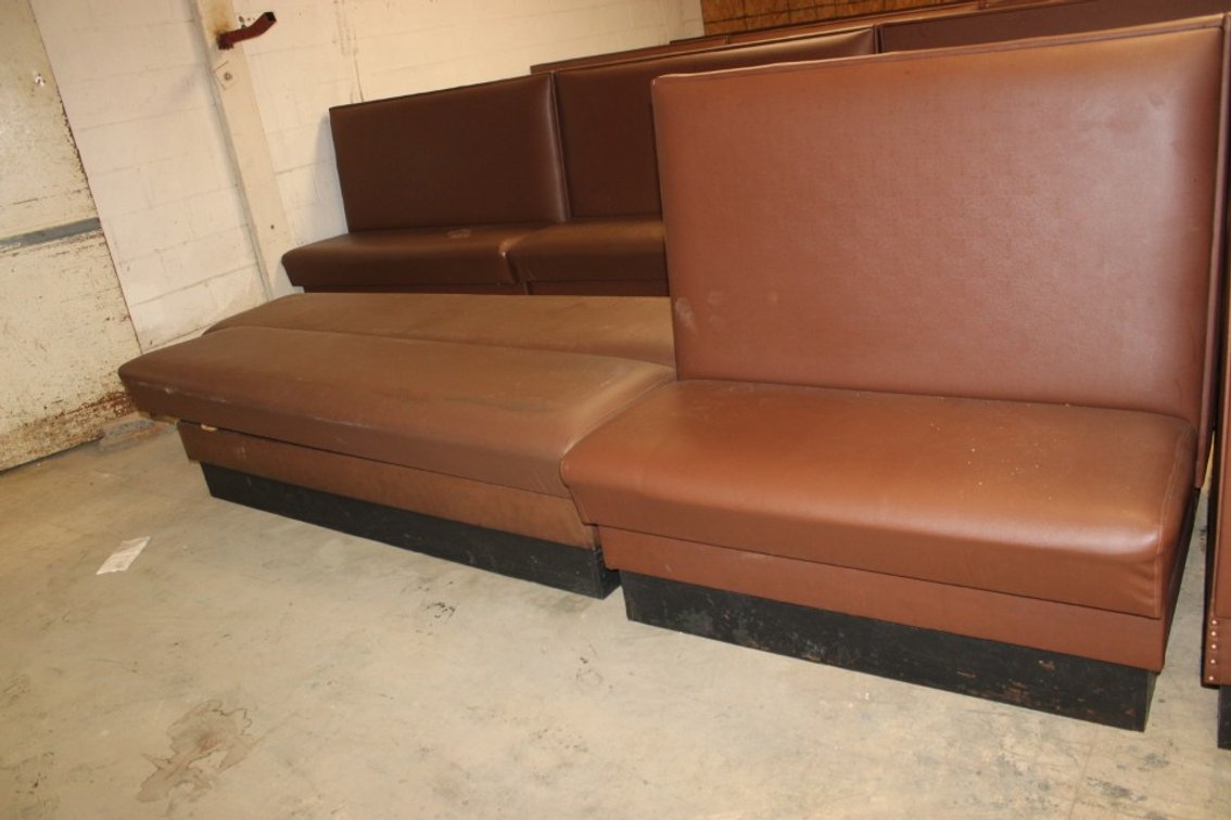 Restaurant Booths, One Double, One Single, 45 Inches, Two Benches, One 72 Inches and One 84 Inches