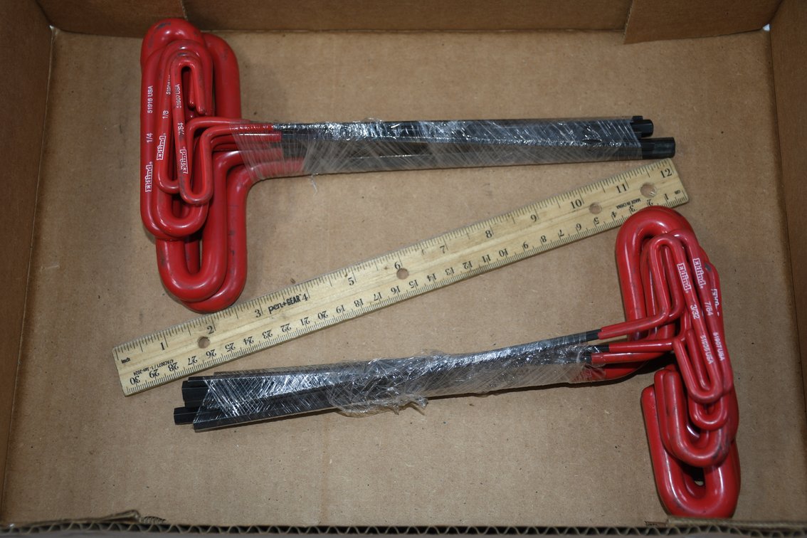 T Handle Hex Wrenches by Euclid