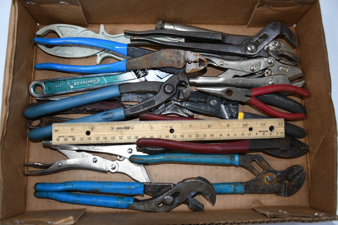 Locking Pliers, Channel Locks, Snips, and More
