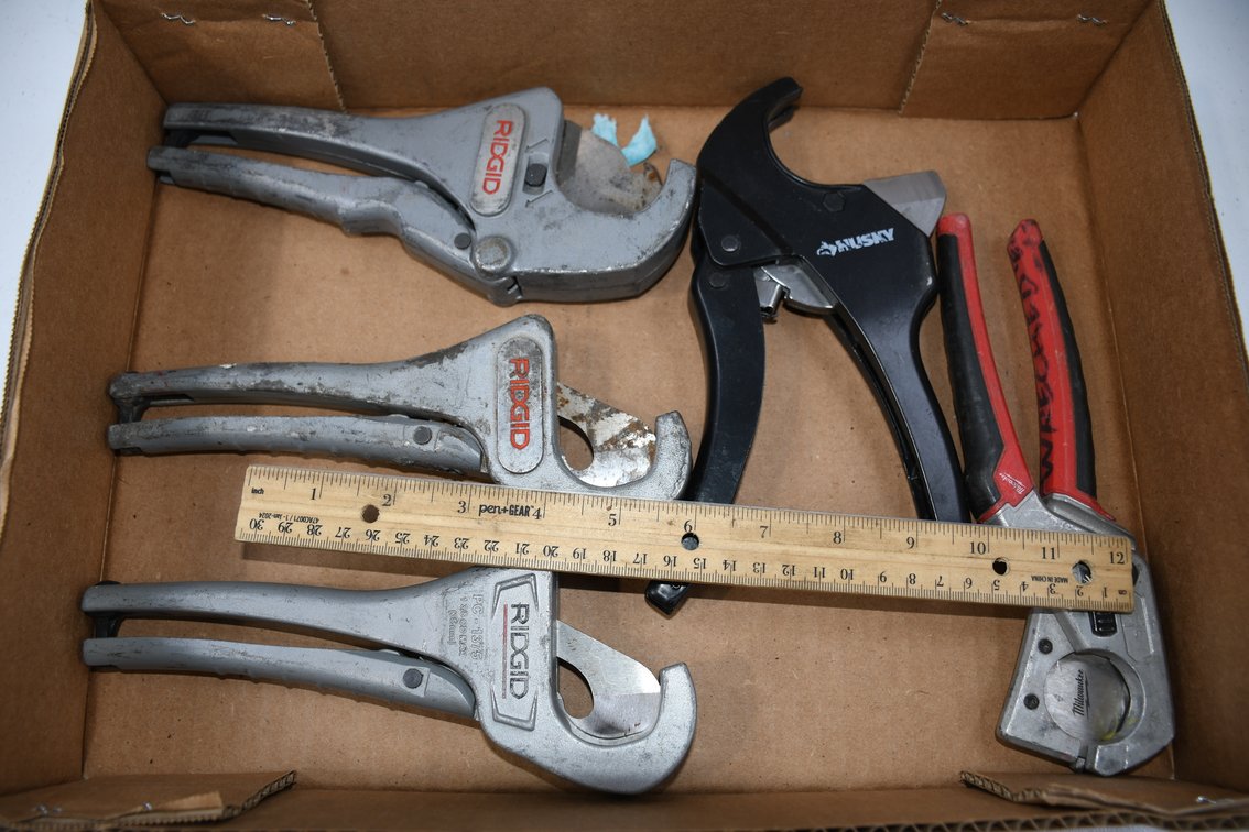 PVC Cutters Ridgid, Milwaukee, and Husky