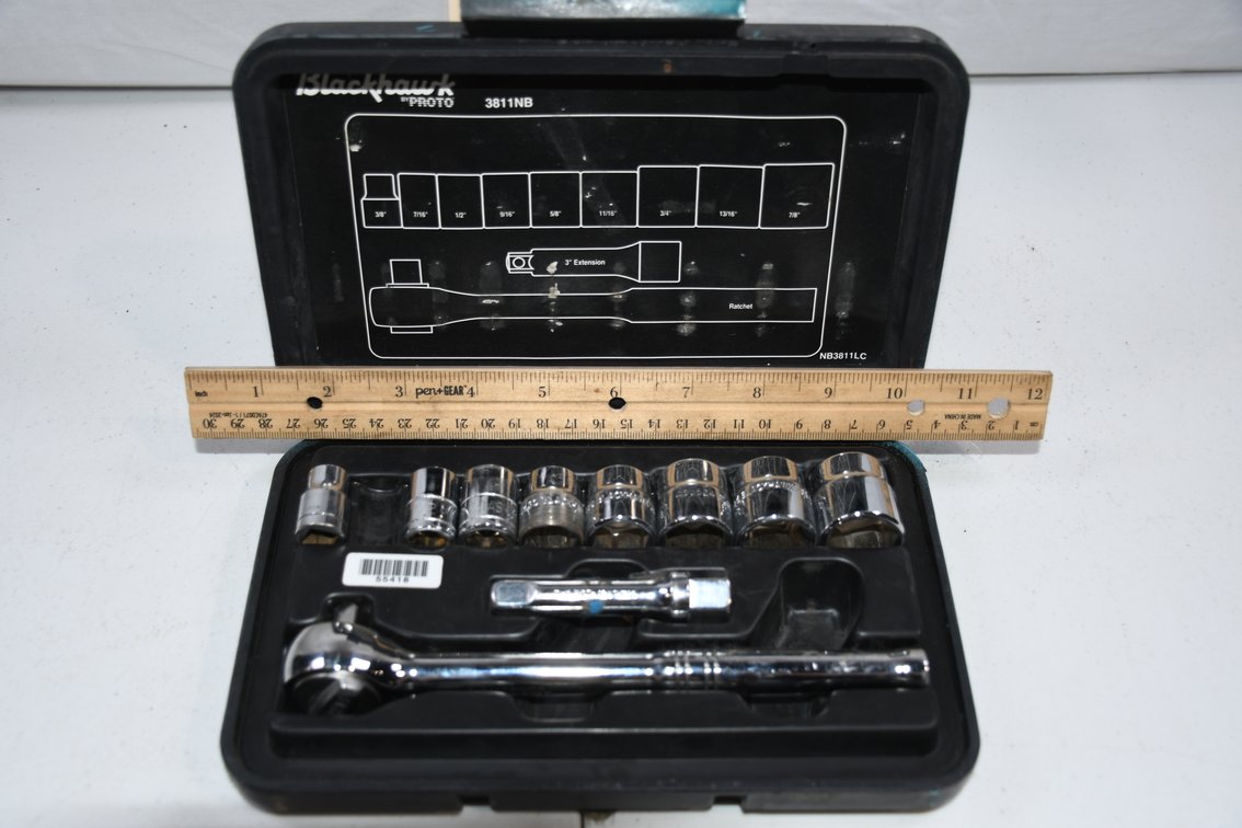Blackhawk 3/8 SAE Socket Set Missing 7/16