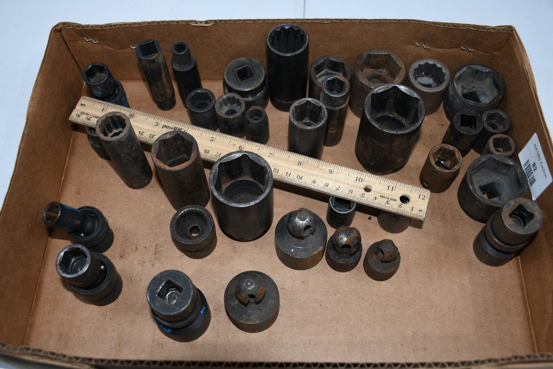Various Impact Sockets and Swivels