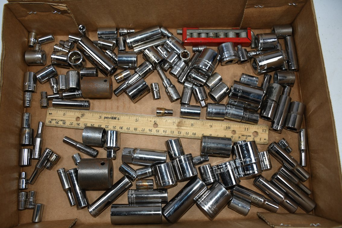 Various Sockets to Include Craftsman, Apex and More