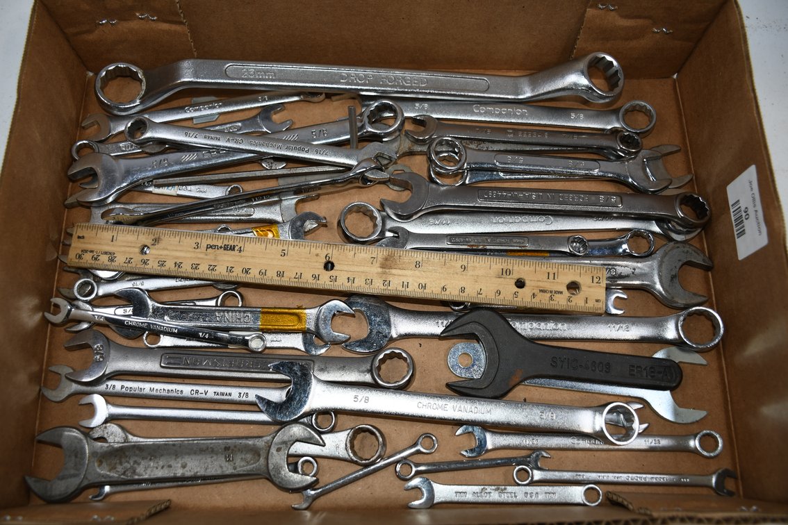 Wrenches Mostly Combination Craftsman, Popular Mechanics, Crescent and More