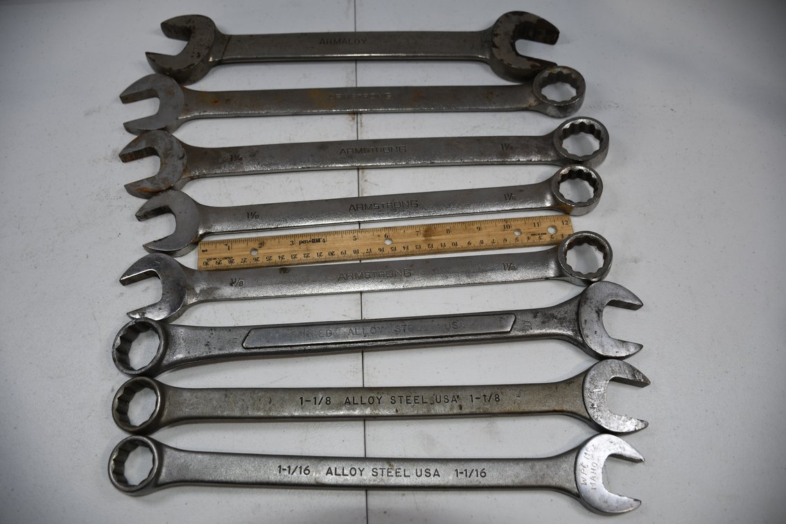 SAE Wrenches, Size 1 Inch and Above, Armstrong, Armaloy, Blackhawk, Etc.