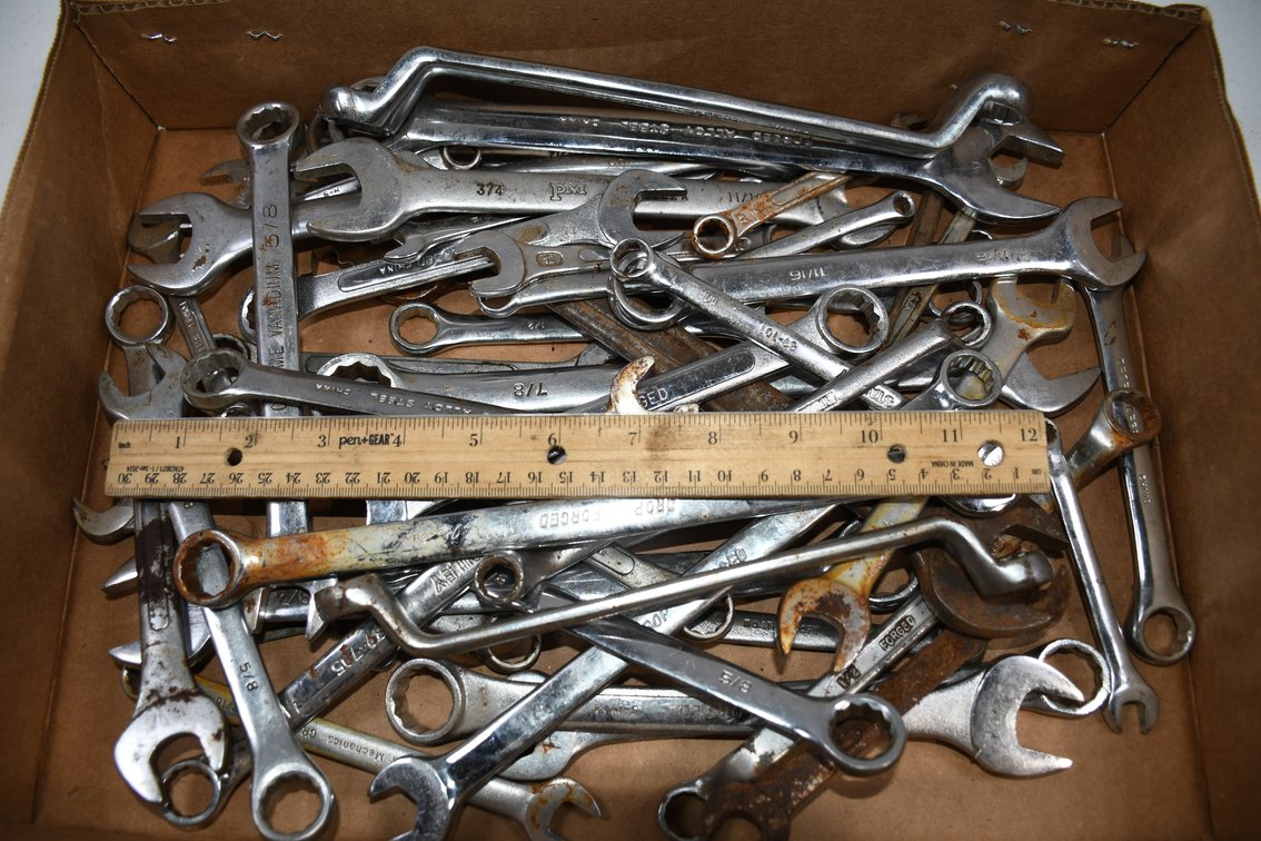 Variety of Wrenches to Include Craftsman, Job Smart and More