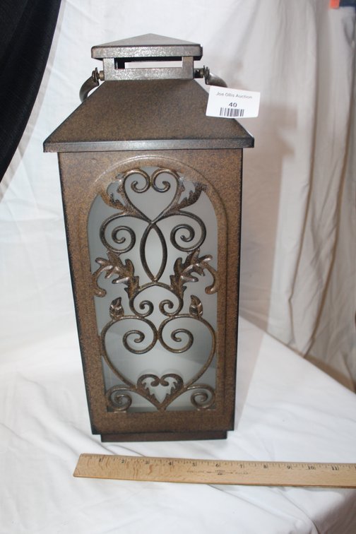 Outdoor Candle Lantern Approximately 20 Inches Tall To Handle