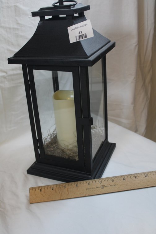Outdoor Candle Lantern Approximately 17 Inches Tall To Handle