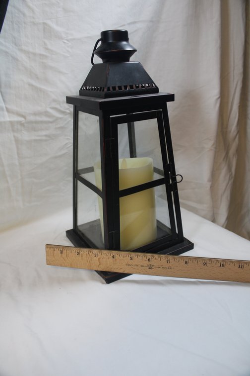 Outdoor Lantern Approximately 16 Inches Tall To Handle