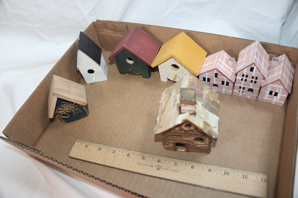 Mini Houses Centerpieces