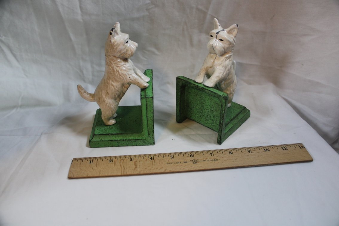 Scottie Dog Cast Iron Bookends