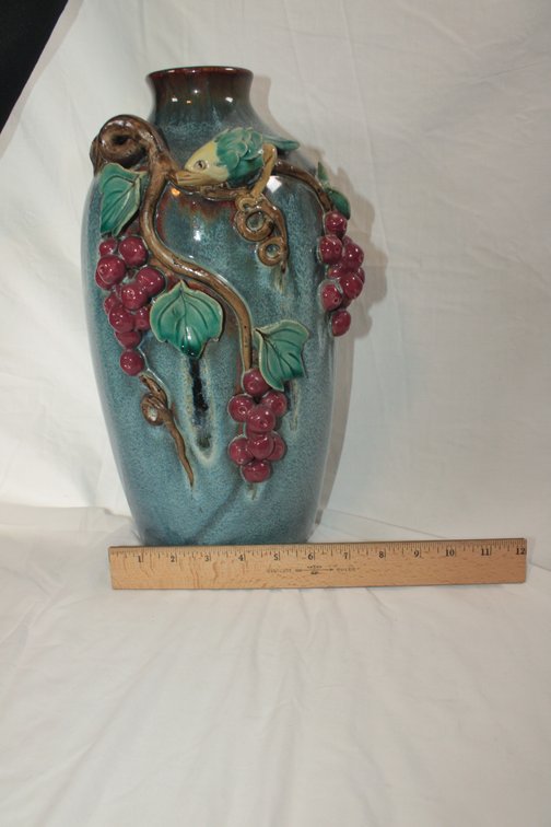 Vase Approximately 15 Inches Tall With 2.5 Inch Opening Beak And Wing Broken
