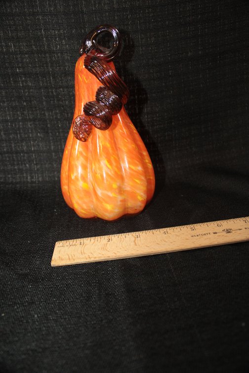 Hand Blown Pumpkin