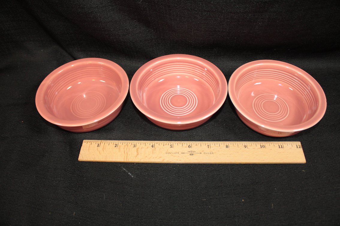 Fiesta Three Mauve 5.5 Inch Bowls
