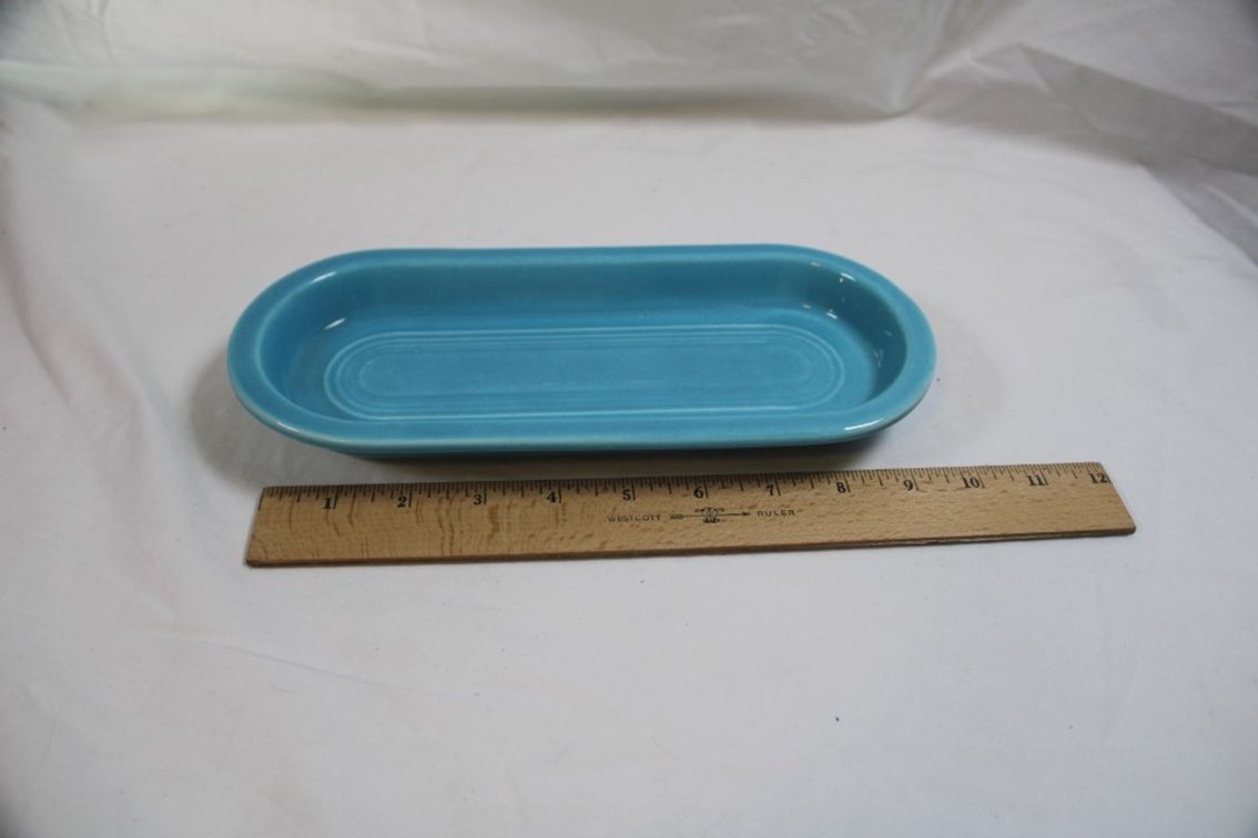 Fiesta Turquoise Oval Tray 10.5 Inches