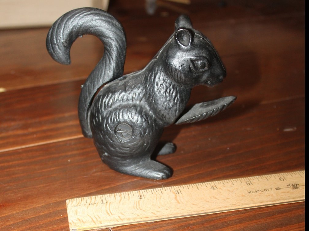 Cast Iron Squirrel Nutcracker