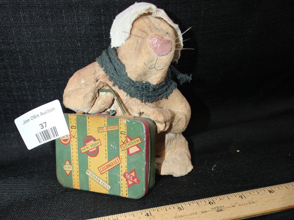 Paper Mache Rabbit By Cozy 1998