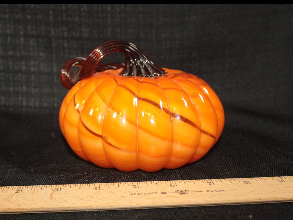Hand Blown Made In China Pumpkin