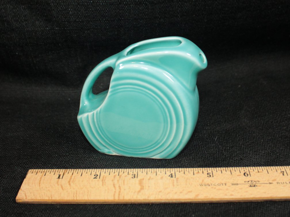Fiesta Mini Disc Pitcher Turquoise