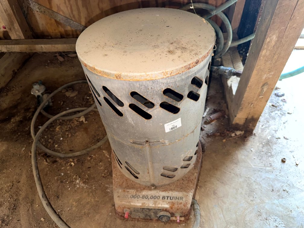 30 to 80,000 BTU Propane Heater