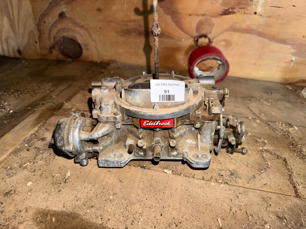 Four Barrel Edelbrock Carburetor