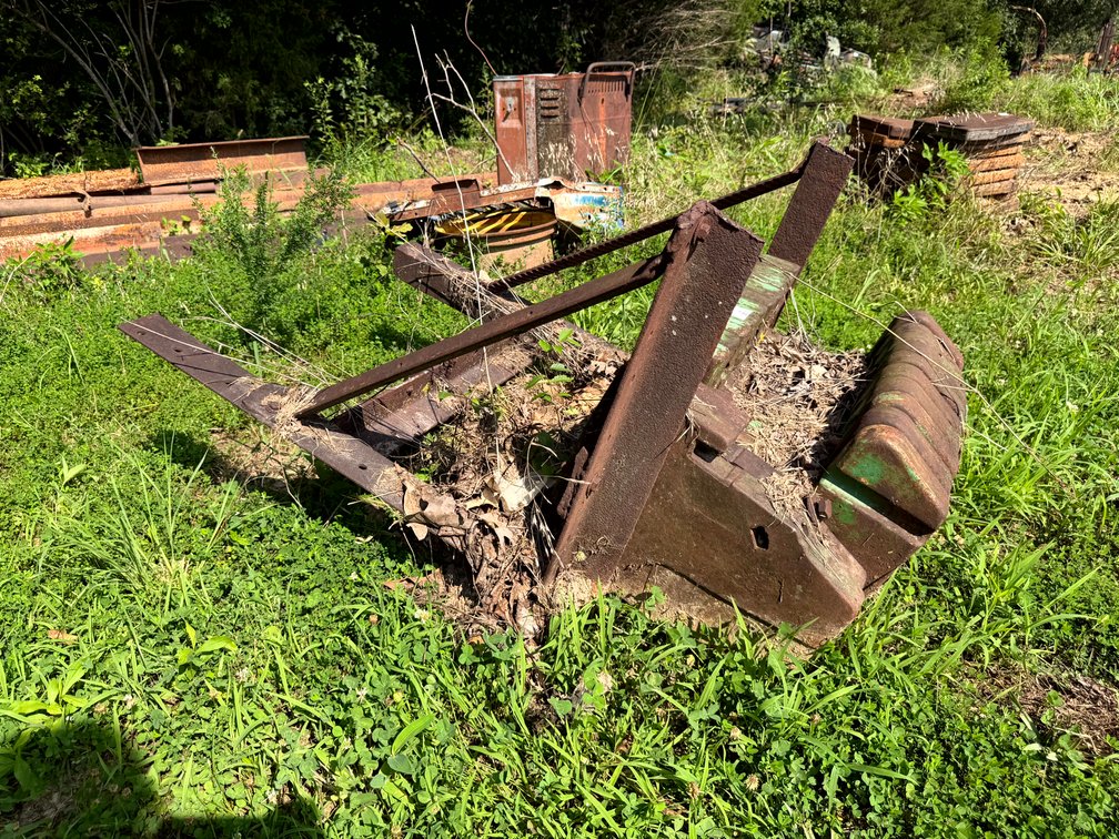 10 John Deere Suitcase Weights on Bracket