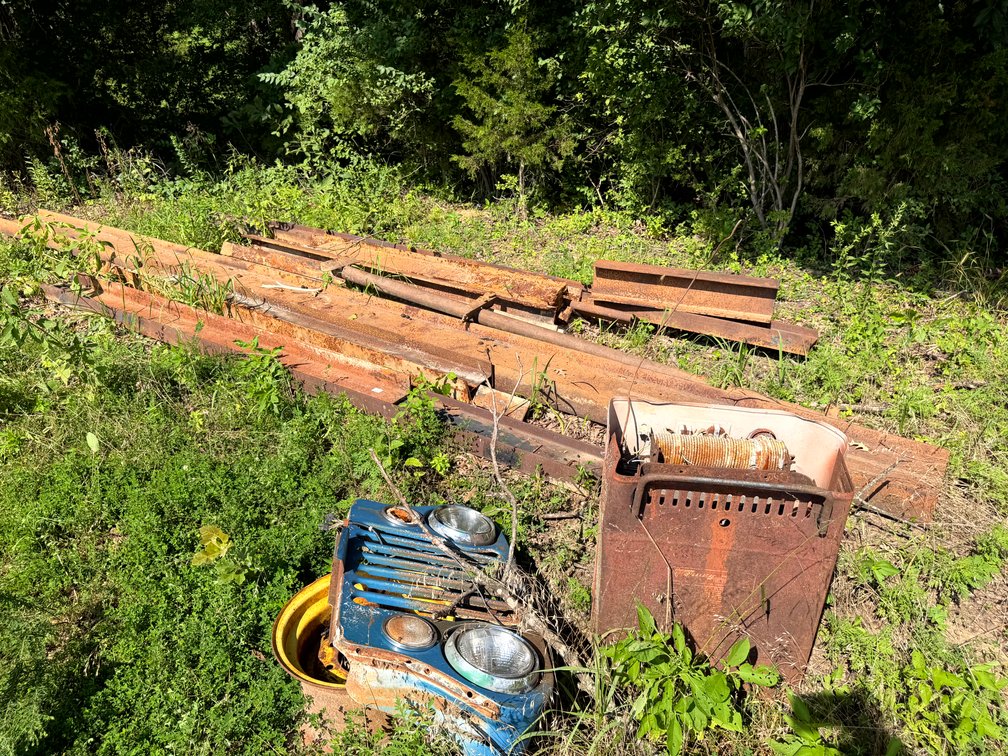 15 Pieces of I-Beams and Scrap Metal, Includes 23.5 Foot, 18 Foot, and 7 10 Foot Long Beams