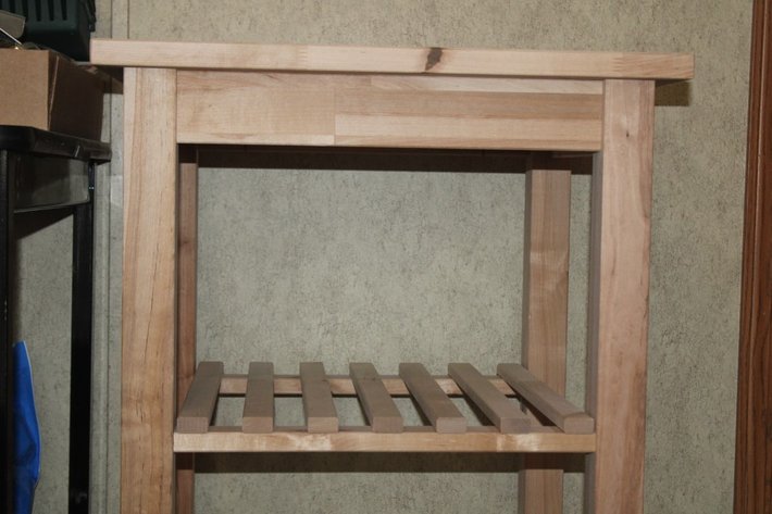 Image for Wood Rolling Cart Measures 23 x 20 x 33