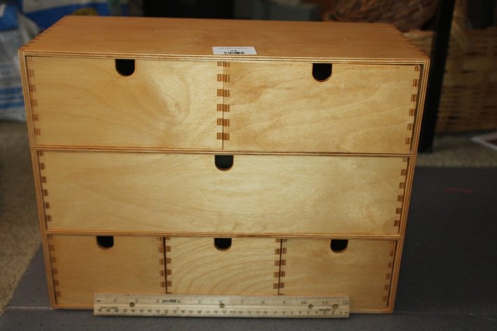 Image for Wooden Organizer Measures 16.5 x 7.5 x 12