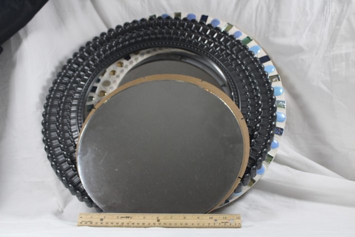 Image for Two 22 Inch Mirrors, One Is Detached