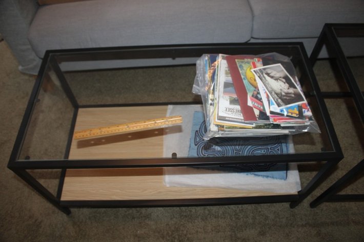Image for Coffee Table and Side Table, Side Table Measures 19.5 x 19.5 x 19, Coffee Table Measures 35 x 18 x 17 Contents Sold In Other Lots