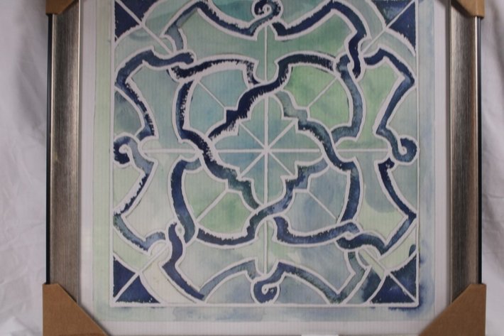 Image for Framed Print Measures 20 x 20