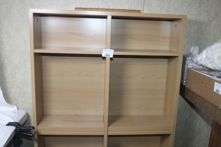 Image for Adjustable Shelving, Missing Some Shelf Brackets Measures 25 x 6 x 54