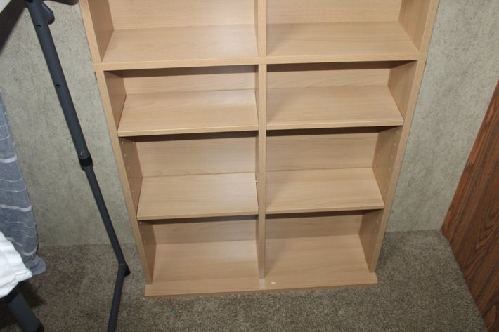 Image for Adjustable Shelving, Missing Some Shelf Brackets Measures 25 x 6 x 54