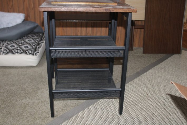 Image for 2 Side Tables, One Measures 24 x 12 x 24, the Other Measures 16 x 16 x 21