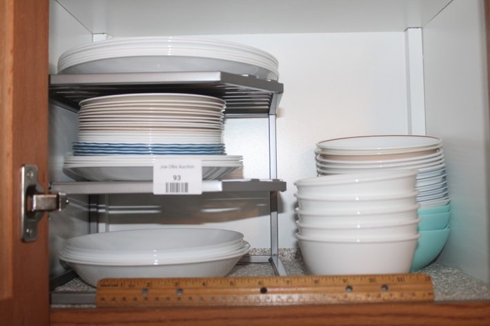 Image for CorningWare Dishes and Shelf Organizer