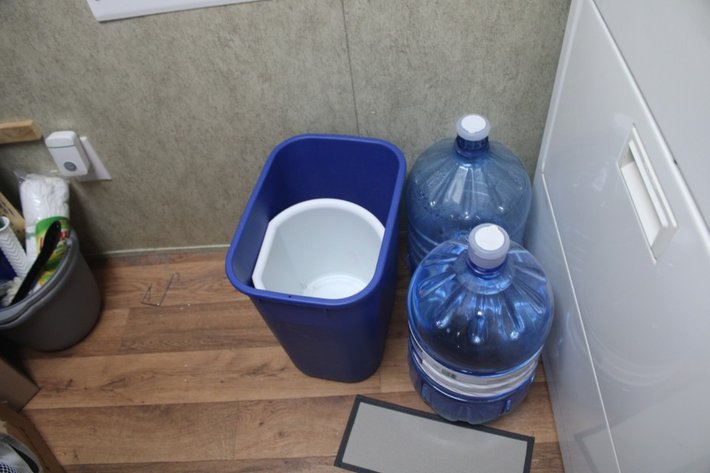 Image for Over the Door Organizer, Water Bottles and Trash Cans