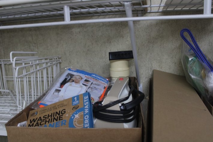 Image for Organizers, Drying Rack, Cleaning Supplies, Iron, Ironing Board and More