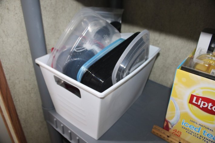 Image for Plastic Organizer Shelf with Contents Measures 35 x 14 x 69