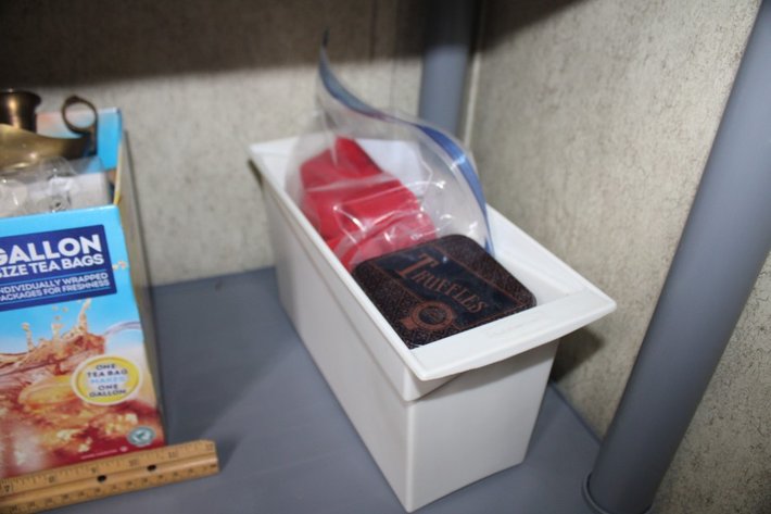 Image for Plastic Organizer Shelf with Contents Measures 35 x 14 x 69