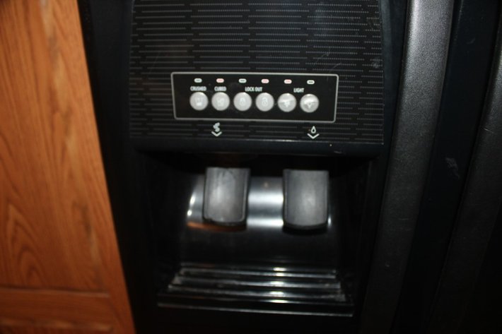Image for Whirlpool Double Door Refrigerator with Water Filters Measures 33 x 32 x 67